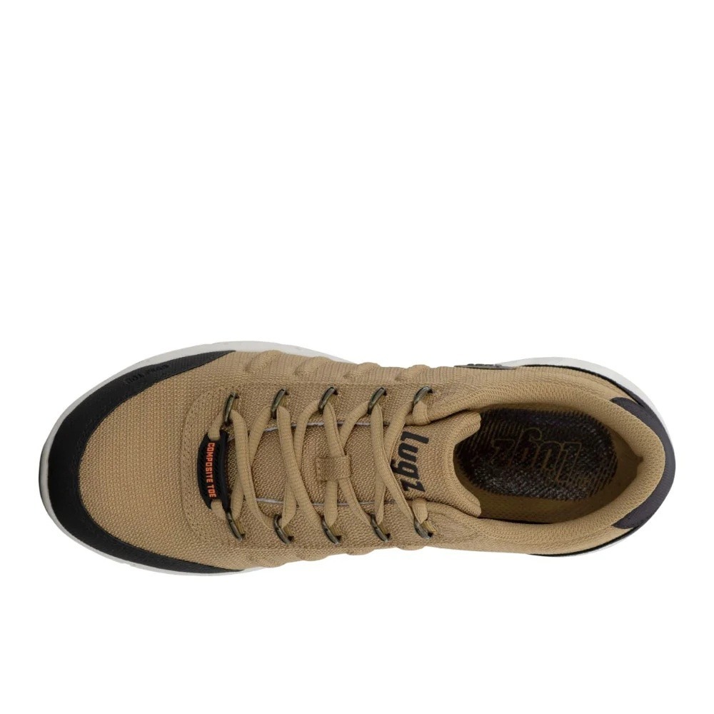 Lugz Grapple Mens Slip Resistant Composition Toe Work Shoes Tan Black 10.5 - Picture 2 of 4